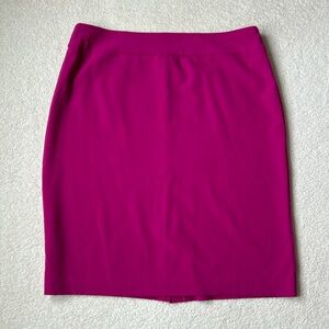 Counterparts size 14 knit fuschia pencil skirt